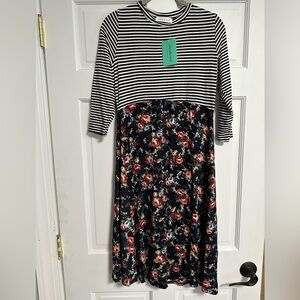 Chris & Carol Midi Maternity Dress